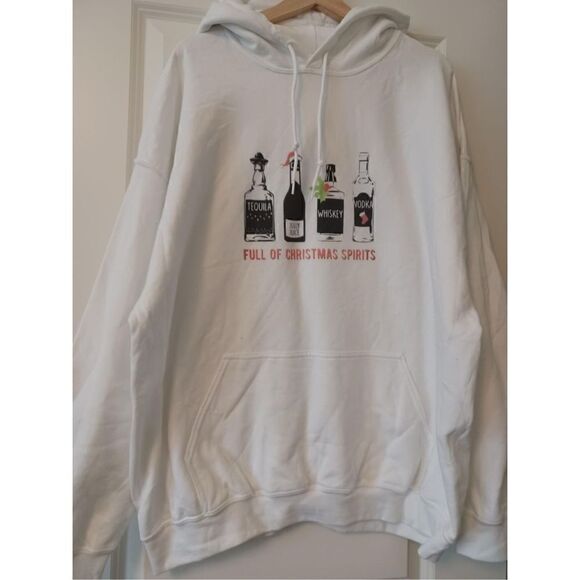 Full of Christmas Spirits Hoodie size 2XL - Picture 1 of 2